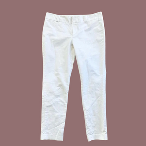 Banana Republic Martin Fit White Pants EUC